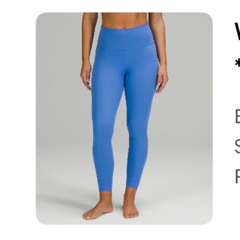 Lululemon wonder under high rise leggings
